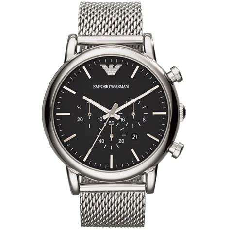 relogios baratos de corda emporio armani homem|emporio armani chronograph watch.